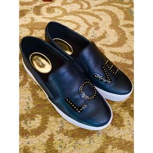 Like New Michael Kors Love Leather Slip-on Sneaker